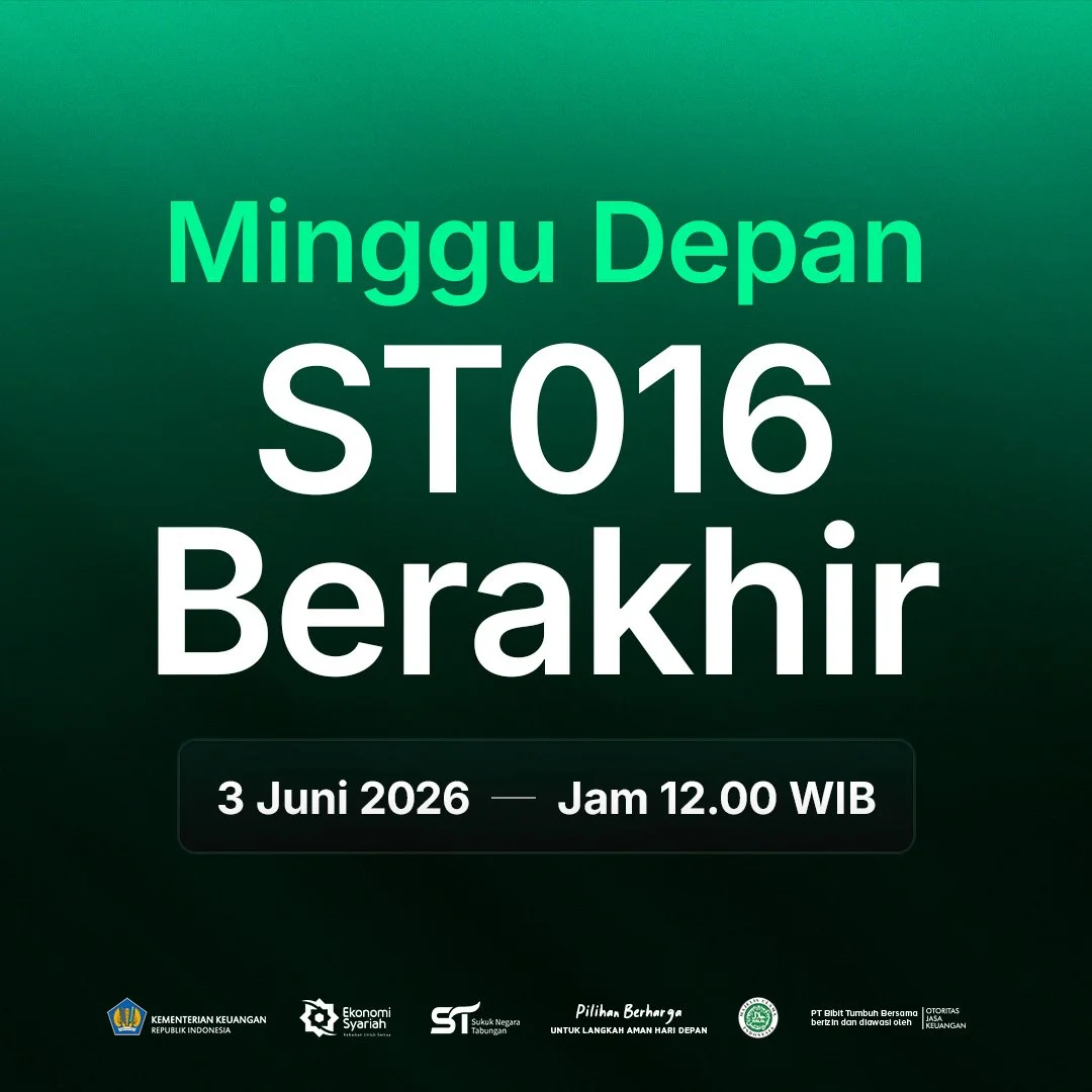 SBN ST016 Berakhir Minggu Depan, Kuota Sudah Ditambah Tapi Tetap Menipis